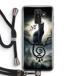 CaseCompany Moonlight Companions: Samsung Galaxy J8 (2018) Transparant Hoesje met koord