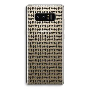 CaseCompany Crazy shapes: Samsung Galaxy Note 8 Transparant Hoesje