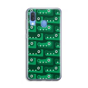 CaseCompany Crocs: Samsung Galaxy A40 Transparant Hoesje