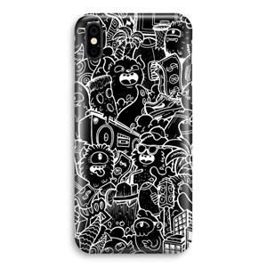 CaseCompany Vexx Black City : iPhone Xs Volledig Geprint Hoesje
