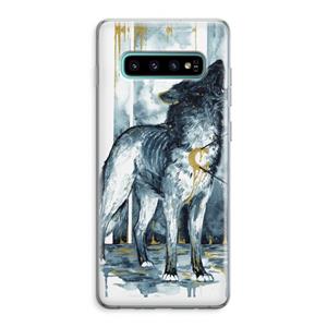 CaseCompany Bleeding Soul: Samsung Galaxy S10 Plus Transparant Hoesje