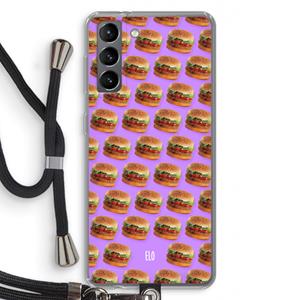 CaseCompany Giants: Samsung Galaxy S21 Transparant Hoesje met koord