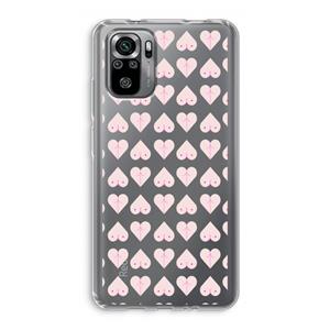 CaseCompany Ass 'n Titties: Xiaomi Redmi Note 10S Transparant Hoesje