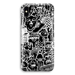 CaseCompany Vexx Black Mixtape: iPhone Xs Volledig Geprint Hoesje