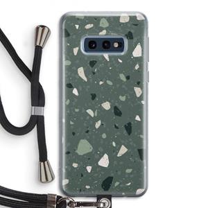 CaseCompany Terrazzo N°19: Samsung Galaxy S10e Transparant Hoesje met koord