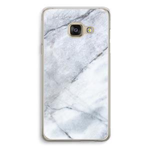 CaseCompany Witte marmer: Samsung A3 (2017) Transparant Hoesje