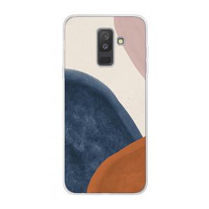 CaseCompany Geo #1: Samsung Galaxy A6 Plus (2018) Transparant Hoesje