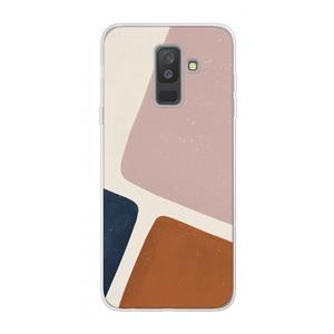 CaseCompany Geo #2: Samsung Galaxy A6 Plus (2018) Transparant Hoesje