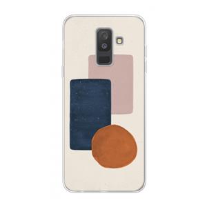 CaseCompany Geo #3: Samsung Galaxy A6 Plus (2018) Transparant Hoesje
