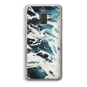 CaseCompany Golven: Samsung Galaxy A8 (2018) Transparant Hoesje
