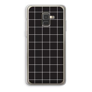 CaseCompany Rooster 2: Samsung Galaxy A8 (2018) Transparant Hoesje