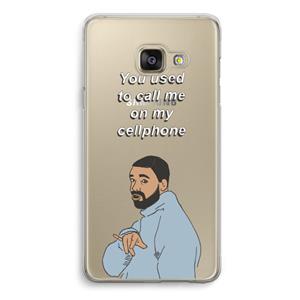 CaseCompany Hotline bling: Samsung A3 (2017) Transparant Hoesje