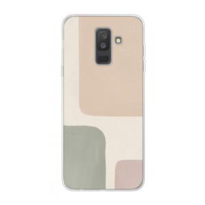 CaseCompany Geo #7: Samsung Galaxy A6 Plus (2018) Transparant Hoesje