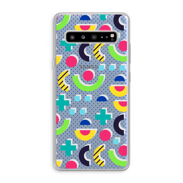 CaseCompany 8-bit N°1: Samsung Galaxy S10 5G Transparant Hoesje