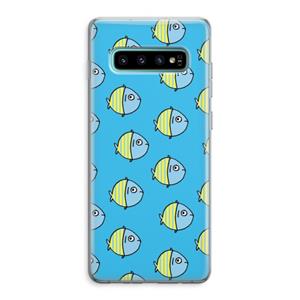 CaseCompany Visjes: Samsung Galaxy S10 Plus Transparant Hoesje