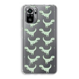 CaseCompany Dinos: Xiaomi Redmi Note 10S Transparant Hoesje