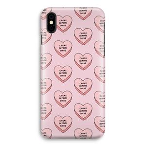 CaseCompany Chicks before dicks: iPhone Xs Volledig Geprint Hoesje