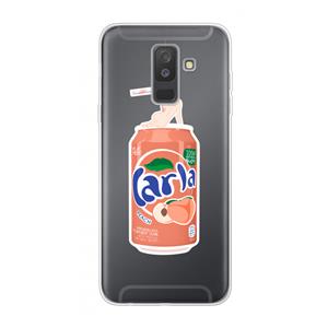 CaseCompany S(peach)less: Samsung Galaxy A6 Plus (2018) Transparant Hoesje