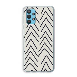 CaseCompany Marrakech Arrows: Samsung Galaxy A32 4G Transparant Hoesje