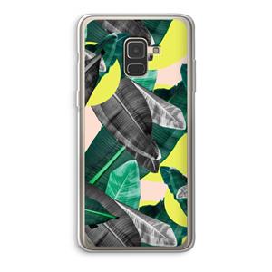 CaseCompany Fantasie jungle: Samsung Galaxy A8 (2018) Transparant Hoesje