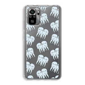 CaseCompany Octopussen: Xiaomi Redmi Note 10S Transparant Hoesje