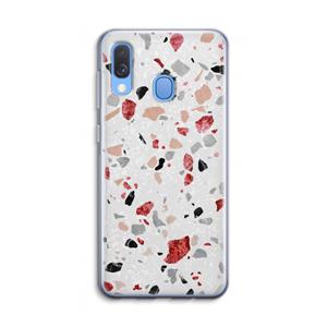 CaseCompany Terrazzo N°12: Samsung Galaxy A40 Transparant Hoesje