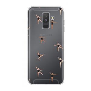 CaseCompany Dancing #1: Samsung Galaxy A6 Plus (2018) Transparant Hoesje