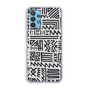 CaseCompany Marrakech print: Samsung Galaxy A32 4G Transparant Hoesje