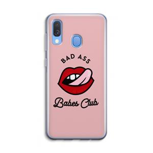 CaseCompany Badass Babes Club: Samsung Galaxy A40 Transparant Hoesje