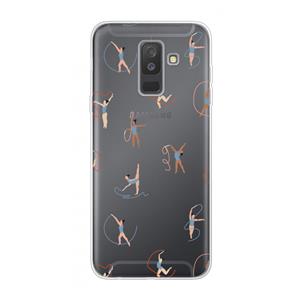 CaseCompany Dancing #3: Samsung Galaxy A6 Plus (2018) Transparant Hoesje