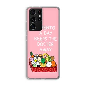 CaseCompany Bento a day: Samsung Galaxy S21 Ultra Transparant Hoesje