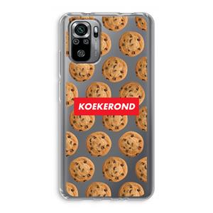 CaseCompany Koekerond: Xiaomi Redmi Note 10S Transparant Hoesje