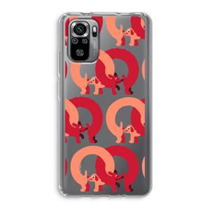 CaseCompany Dogs: Xiaomi Redmi Note 10S Transparant Hoesje