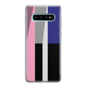 CaseCompany Gestalte 4: Samsung Galaxy S10 Plus Transparant Hoesje