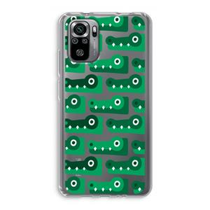 CaseCompany Crocs: Xiaomi Redmi Note 10S Transparant Hoesje