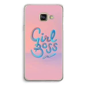 CaseCompany Girl boss: Samsung A3 (2017) Transparant Hoesje