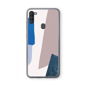 CaseCompany Lapis: Samsung Galaxy A11 Transparant Hoesje