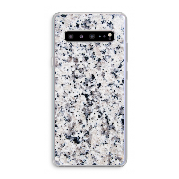 Gespikkelde marmer: Samsung Galaxy S10 5G Transparant Hoesje