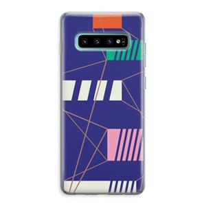 CaseCompany Gestalte 5: Samsung Galaxy S10 Plus Transparant Hoesje