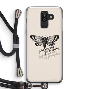 CaseCompany Good or bad: Samsung Galaxy J8 (2018) Transparant Hoesje met koord