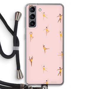 CaseCompany Dans #2: Samsung Galaxy S21 Transparant Hoesje met koord