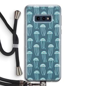 CaseCompany Kwallie: Samsung Galaxy S10e Transparant Hoesje met koord