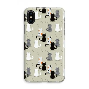 CaseCompany Katten: iPhone X Volledig Geprint Hoesje