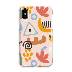 CaseCompany Abstract: iPhone X Volledig Geprint Hoesje