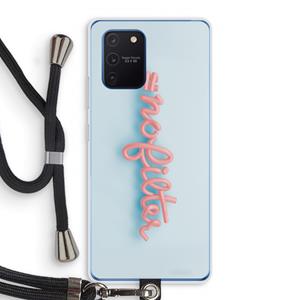 CaseCompany nofilter: Samsung Galaxy Note 10 Lite Transparant Hoesje met koord
