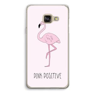 CaseCompany Pink positive: Samsung A3 (2017) Transparant Hoesje