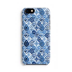 CaseCompany Blauw motief: Volledig geprint iPhone SE 2020 Hoesje
