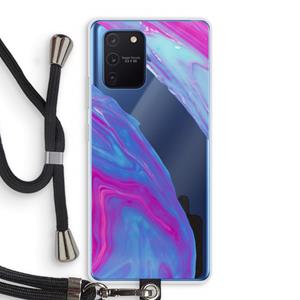 CaseCompany Zweverige regenboog: Samsung Galaxy Note 10 Lite Transparant Hoesje met koord