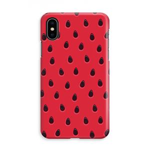 CaseCompany Watermelon: iPhone X Volledig Geprint Hoesje