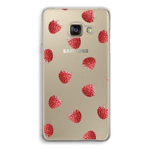 CaseCompany Framboosjes: Samsung A3 (2017) Transparant Hoesje